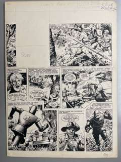 Kearon, Ted - 1 Original page - Robot Archie - The Ivory Poachers - 1960 | Catawiki