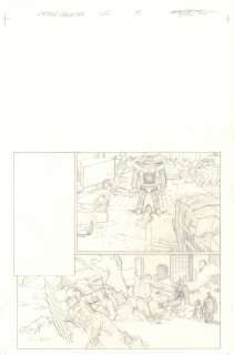 Carlos Pacheco - Captain America #25 P.5 - Arnim Zola And Defeated Heroes - Issue Is the 1St Appearance of Sam Wilson As Captain America - 2014