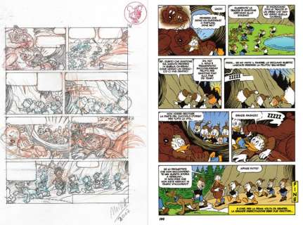 Millet, Jens Hansegård - 1 Pencil drawing - Junior Woodchucks - To the Rescue (D 2006-123) - page 8 - 2007 | Catawiki