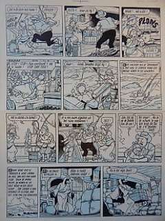 Paul Geerts - 1 Original page - Suske en Wiske - Originele pagina "Angst op de Amsterdam" - strook 137 t/m 140 - 1985 | Catawiki