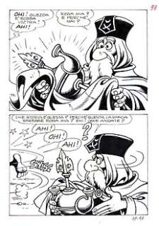 Magnus - 1 Original page - La Compagnia della Forca #17 - "I Due Genii Siamesi" - 1978 | Catawiki