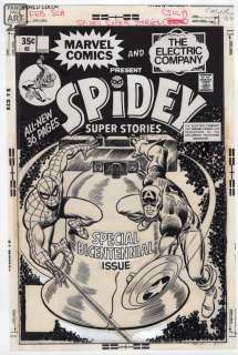 John Romita Sr - Spidey Super Stories 17 Cover
