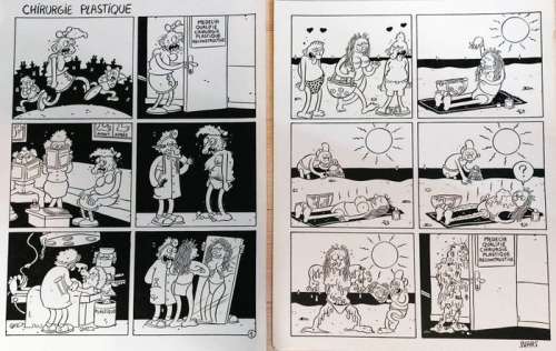 Ivars, Éric - 2 Original page - Chirurgie plastique - (années 1990) | Catawiki