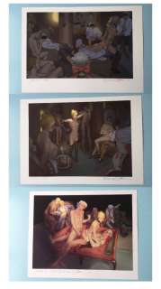 Erich Von Gotha - Signed and numbered - «Complete serie Janice 1, 2 et 3» - 3 Lithograph - 2017 | Catawiki