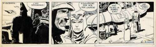 Moebius | Planche originale au format strip, Ã  l’encre de chine, publiée | Cornette de St Cyr