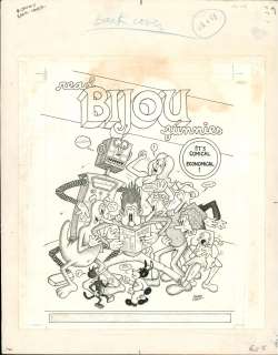 Jay Lynch - Jay Lynch Bijou Funnies Back Cover (1970) Issue 5