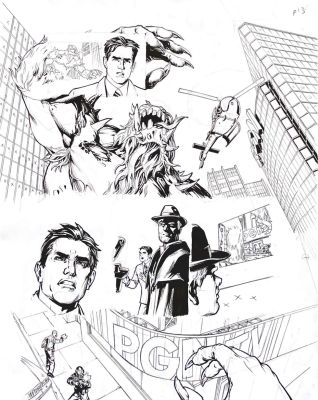 Gene Ha | Gene Ha - Phantom Stranger- Issue #7 Page #13 (2013) | Panel Punk Comics Originals