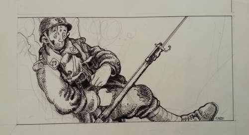 Tardi, Jacques | Original illustration  - Poilus | Catawiki