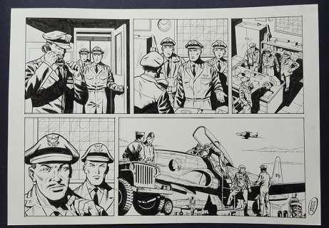 De Luca, Giuseppe - 1 Original page - Buck Danny | Catawiki