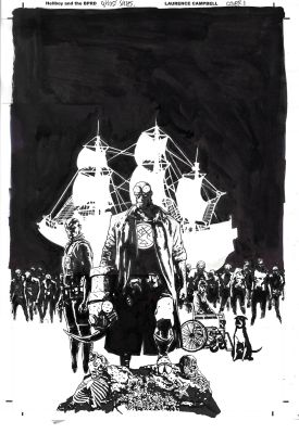 Laurence Campbell - Hellboy & The B.P.R.D.: The Ghost Ships Of Labrador - #1 Cover
