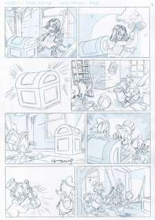 Tony Fernandez - 1 Production originale Page 3/10 - Magica De Spell, Uncle Scrogee, Donald Duck and his Nephews - "Virtuoos" (H 2020-111) - 2020 | Catawiki