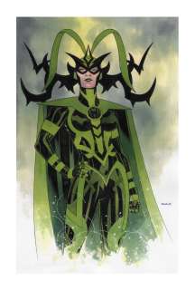 Mike McKone - Hela Watercolor Marvel Thor