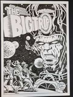 Zattera, Stefano - 1 Original drawing - Earl Foureyes The Mutant Detective Big Trip | Catawiki