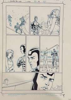 Francis Portela (pencil and inks) - 1 Original page - Wolverine First Class #18, page 4