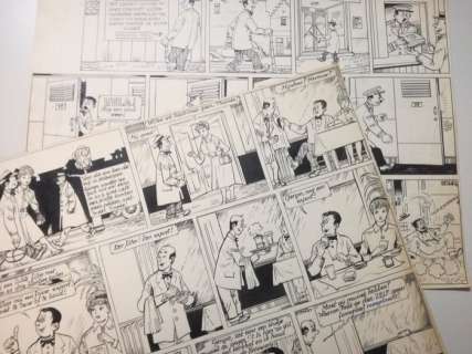 Buth - 2 Original page - Thomas Pips - Op café / De zeepbeeldhouwer - (1949/1952) | Catawiki