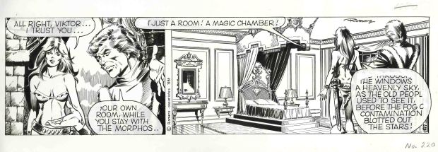 Enric Badia Romero | Axa: The Unmasked / Original daily strip #1577 – Romero | Origin Of Comics