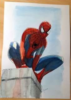 Giordano, Vincenzo - 1 Original colour drawing - Spiderman - Spiderman - 2024 | Catawiki