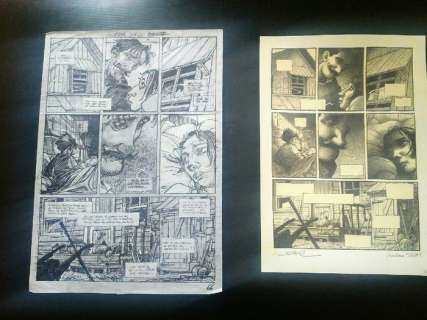 Loisel, Régis / Tripp, Jean-Louis - 2 original plates (p.66)  - Magasin général T6