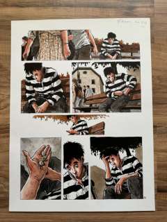 Chabouté, Christophe - 1 Original colour page - Purgatoire T1 - 2003 | Catawiki