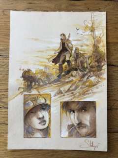 Stalner, Eric - 1 Original colour drawing - La Zone - 2010 | Catawiki