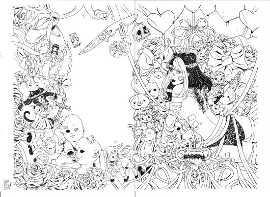 Luana Vecchio | Doll Parts HC Wraparound Cover (2 pieces) PAYMENT 2 of 2 | Kinetic Collectibles