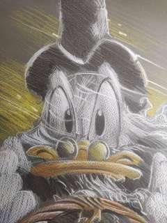 Paolo Mottura - 1 Original colour drawing - Uncle Scrooge - Capt. Quachab - 2019 | Catawiki