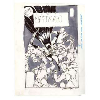 DC Comics - Batman No. 409 Final Cover Prelim by Ed Hannigan | Propstore