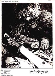 Alex Toth - Warren Magazine Horror Calendar Pinup (Stunning Full Size Toth Horror Calendar Pinup!) 1977