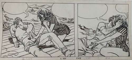 Manara, Milo - 1 Original strip - Le Déclic 2 - 1991 | Catawiki