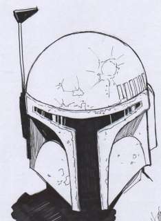 Pacheco, Carlos - 1 Original drawing - Star Wars - Boba Fett - 2022 | Catawiki
