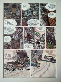 Schultheiss, Matthias - 1 Original colour page - Rêve du requin T1 - La fourmilière du Lagos - 1986 | Catawiki