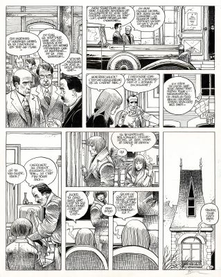 Enki Bilal | Lot 324 - La ville qui n’existait pas, planche originale à l’encre de chine pour cet album paru en 1977 chez Dargaud. | Septimus