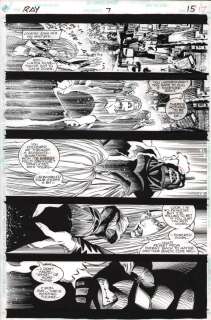 Howard Porter, Robert Jones | The Ray #7 P.15 - Black Canary - Signed - 1994 | Anthony’s Comic Book Art