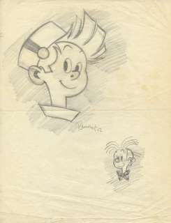 Franquin | Spirou et Fantasio, crayonné définitif pour… | Millon