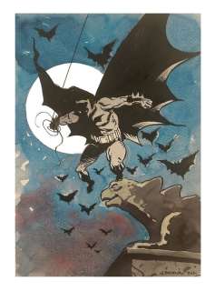 Caracuzzo, Giancarlo - 1 Original colour drawing - Batman - 2024 | Catawiki