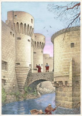 Dominique Rousseau | Lot 472 - Vasco, dessin original à l’encre de chine et à l’aquarelle. | Septimus