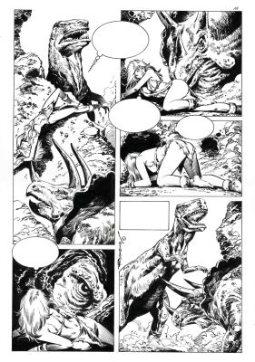 Enric Badia Romero | Romero – Original page Axa: Then or Now / Dream or Reality | Origin Of Comics