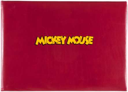 "MICKEY MOUSE" ORIGINAL PRODUCTION DRAWINGS PRESENTATION BOOK PRESENTED TO MAURICE SENDAK BY DISNEY. | Hake’s