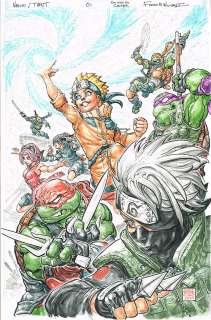 Freddie E. Williams II - NARUTO / TMNTIssue: 1COVERFan Expo Variant11×17