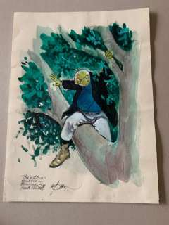 Follet, René - 1 Original colour page - Hommage à Frank Le Gall - Théodore Poussin | Catawiki