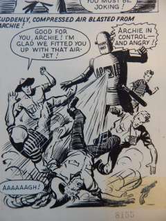 Kearon, Edward - 1 Original page - Archie de man van staal - Archie and the Mission of Danger - 1967 | Catawiki
