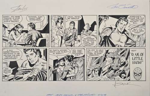 Lee, Stan / Sinnot, Joe / Saviuk, Alex - 1 Original page - The Amazing Spider-Man - 5/3 - Sunday Comic Strip - 1998 | Catawiki
