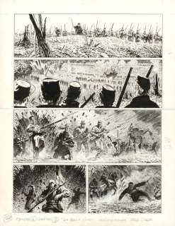 Steve Cuzor - Planche originale n°28 - Le combat d‘Henry Fleming