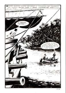 Manara, Milo - 1 Original page - Jolanda De Almaviva #34 - "l’Amore di Jolanda" - 1972 | Catawiki