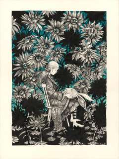 Daria Schmitt - To be or not to be, Illustration originale réalisée pour le projet Wonderland, variation sur Alice