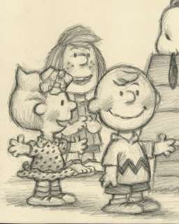 Joan Vizcarra - Peanuts: Family & Friends – Original Color Pencil Drawing – Hand Signed | Catawiki