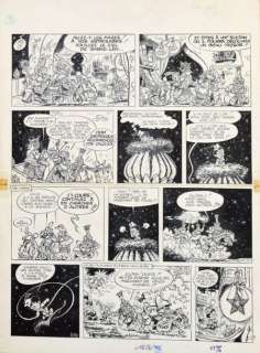 Kiko | FOUFI Planche originale Ã  l’encre de chine, signée en bas Ã  gauche. | Cornette de St Cyr