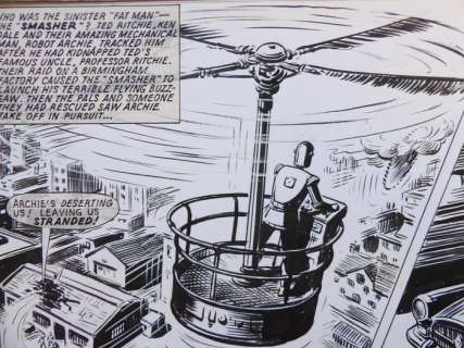 Kearon, Edward - 1 Original page - Archie de man van staal - Archie and the Smasher - 1973 | Catawiki