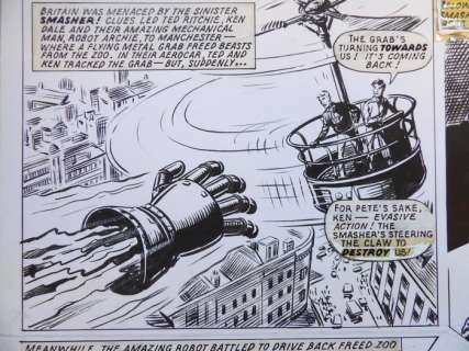 Kearon, Edward - 1 Original page - Archie de man van staal - Archie and the Smasher - 1973 | Catawiki