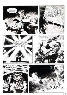 Dotti, Maurizio - 5 Original page - Dampyr #4 - "Notturno in rosso" - 2003 | Catawiki